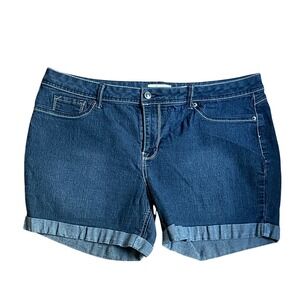 Whisper Dark Low Rise Jean Shorts | Classic Denim Summer Shorts‎ | Women's 16